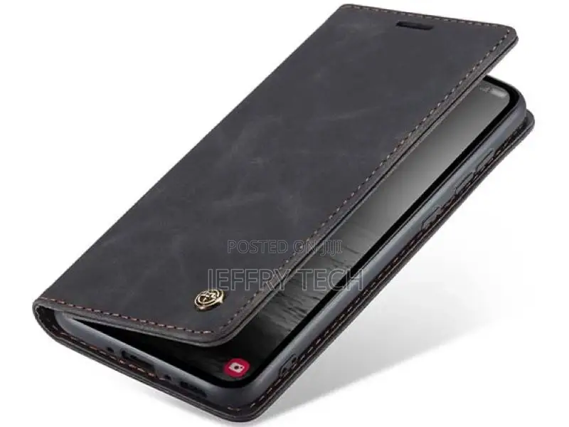 Leather Wallet Case With Stand for Samsung Galaxy A54 - Char