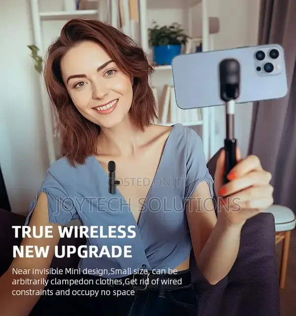 Wireless Microphone for Mobile Phone Camera. 3 in 1 Mics
