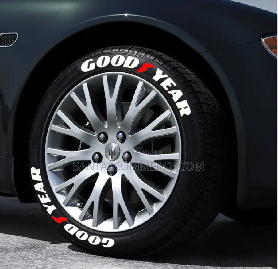 Goodyear Car Rubber Wheel Lettering Tire Stickers