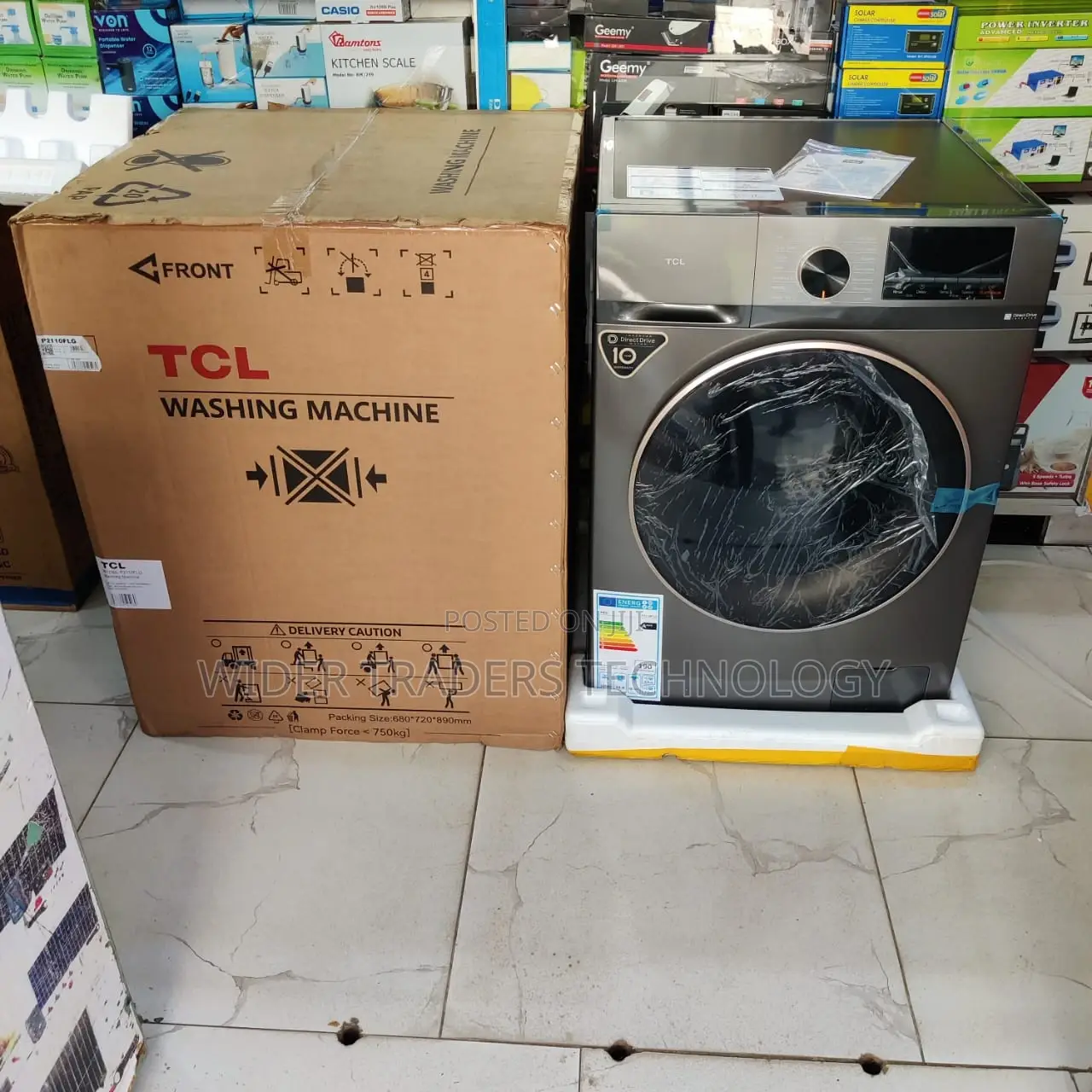 Tcl Front Load Washing Machines* 10kg Wash And Spin