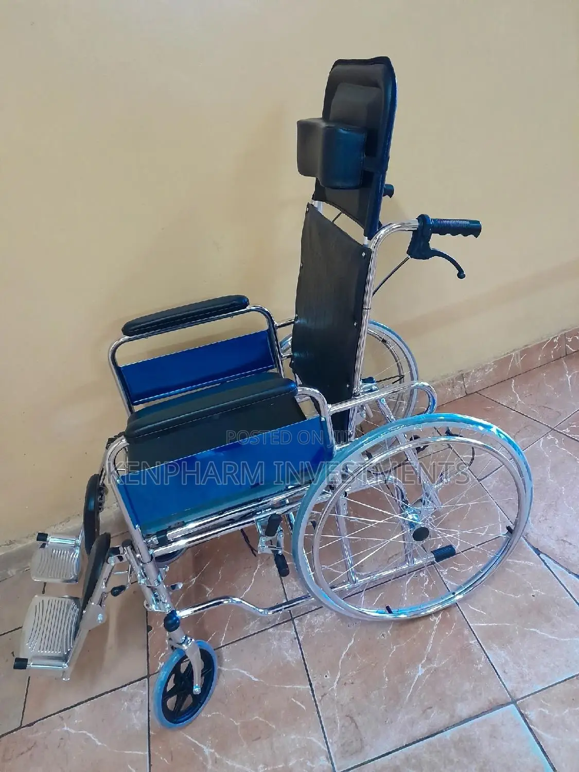 Reclining Wheelchair With Commode