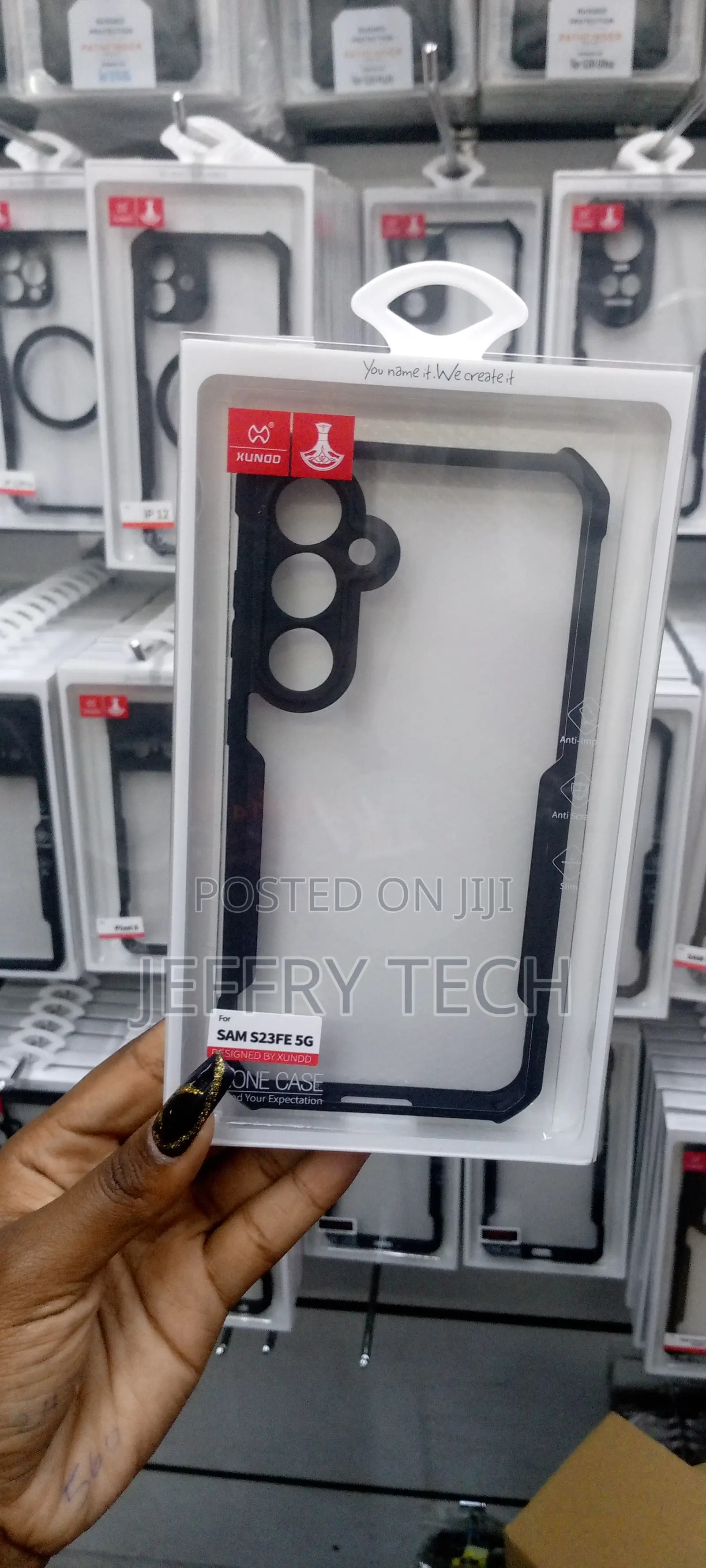 ANAMLO Galaxy S23 FE 5G Case Xundd [Drop Tested]Transparent