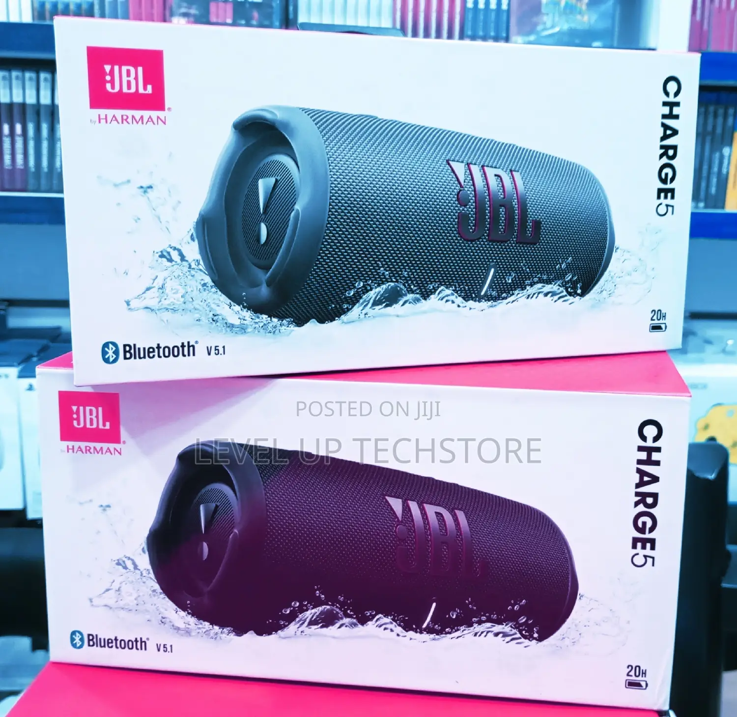 JBL Charge 5 Portable Bt Speaker With Ip67 Waterproof