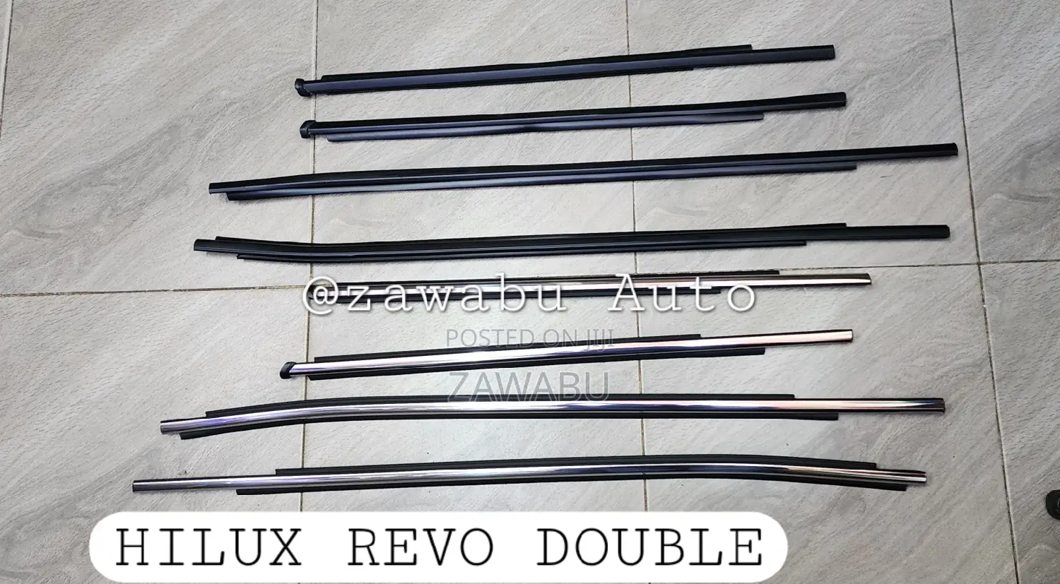 Hilux Revo Double Cab Weather Strip Chrome