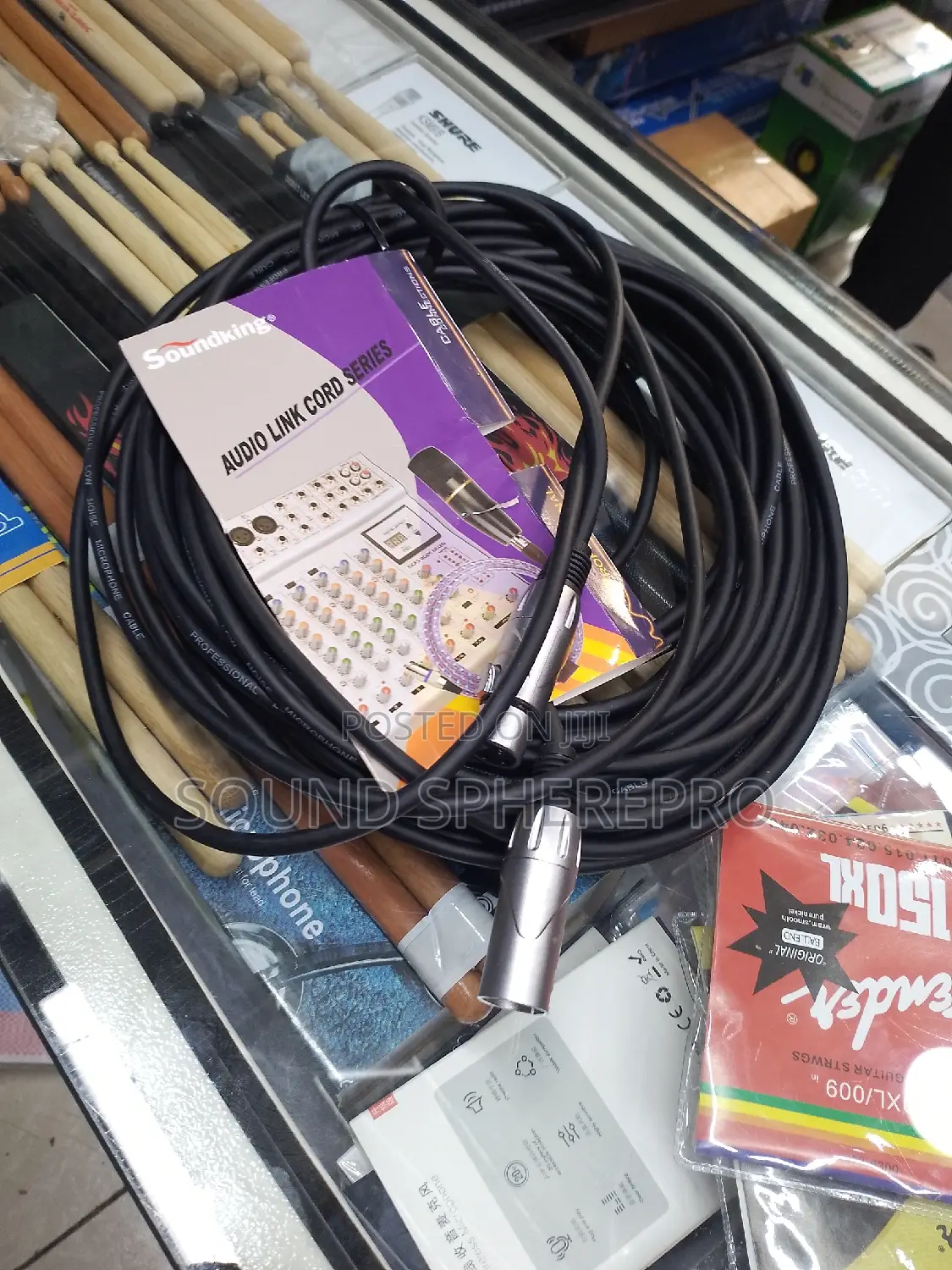 Soundking 20mtrs Male-Female XLR Signal Cable