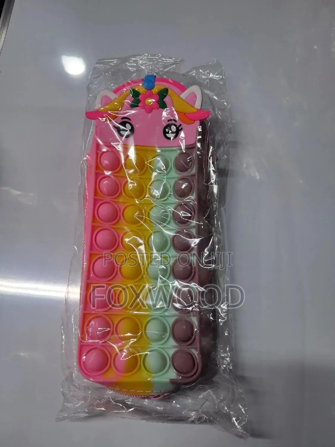 Cute Pop It Pencil Case for Kids