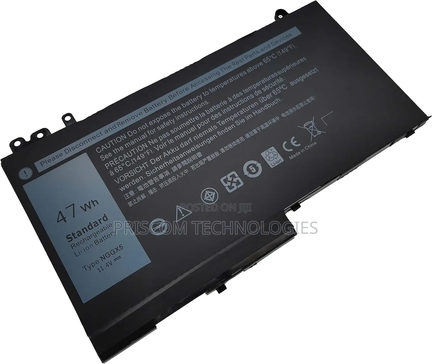 NGGX5 Laptop Battery for Dell Latitude JY8D6 954DF 0JY8D6