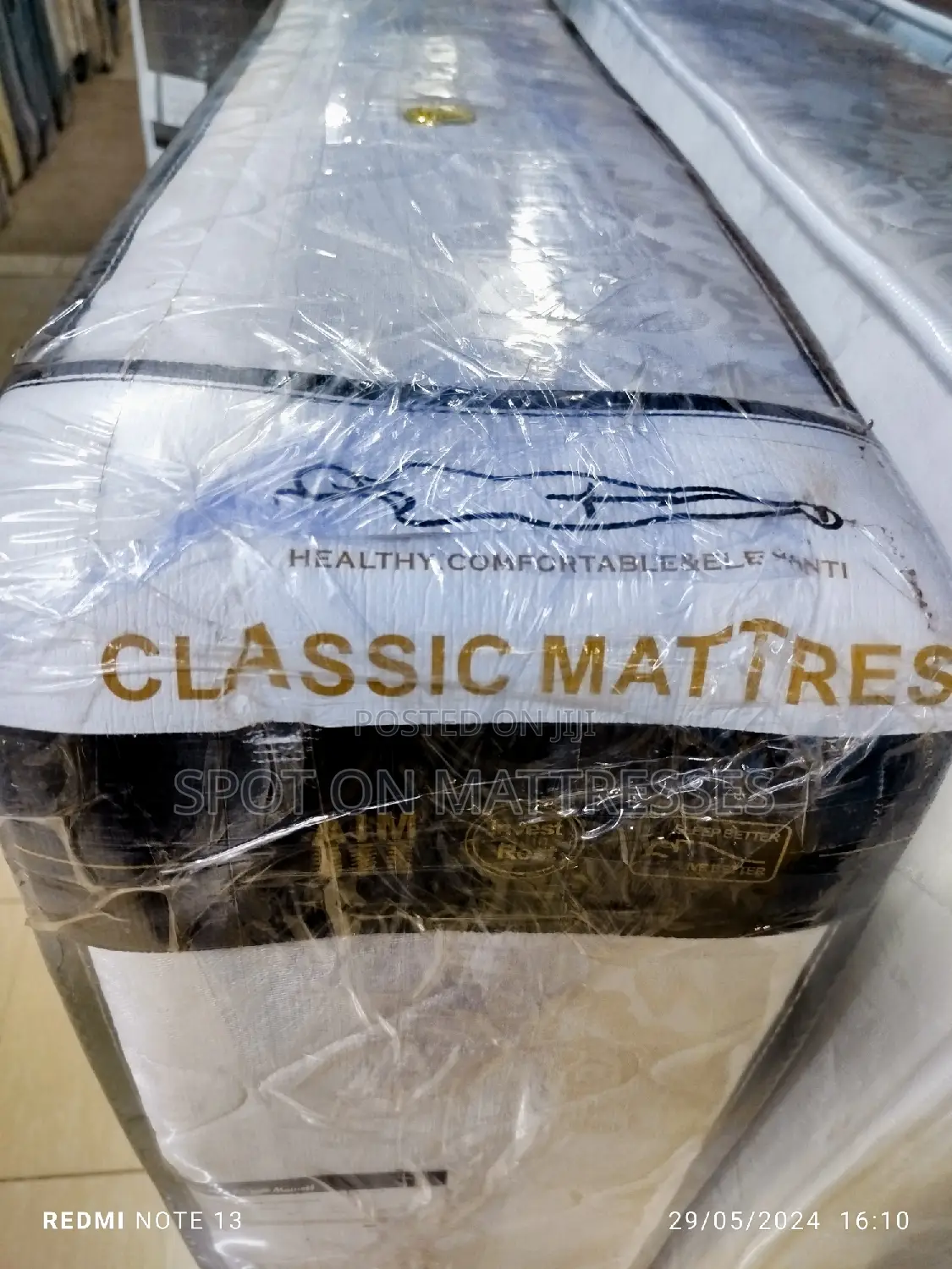 6by6 Orthopedic Spring Mattresses + Free Delivery.