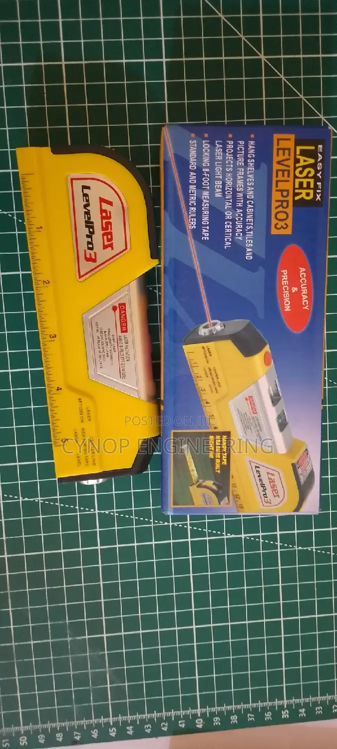 Laser Level Pro3 With Measure Tape 250cm