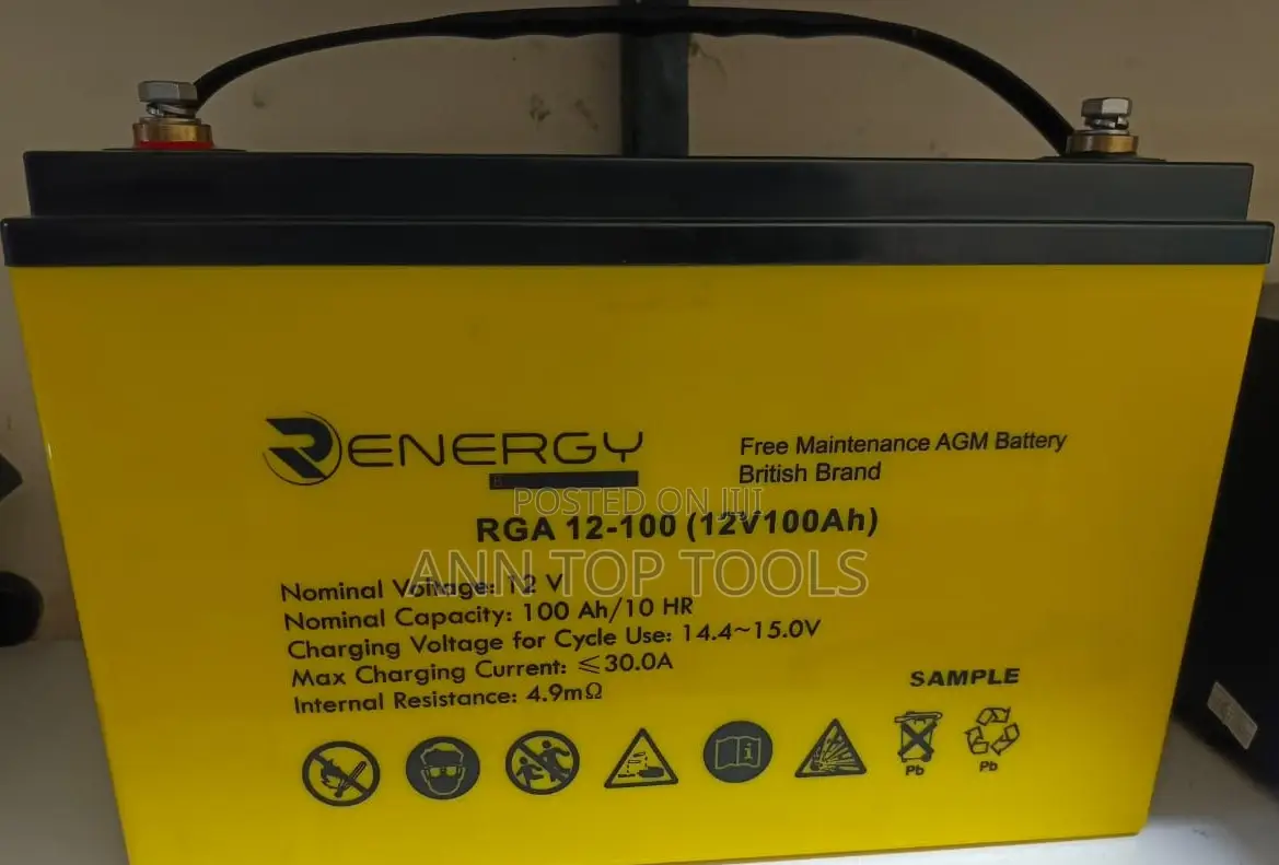 Renergy 100ah 12V Deep Cycle Battery