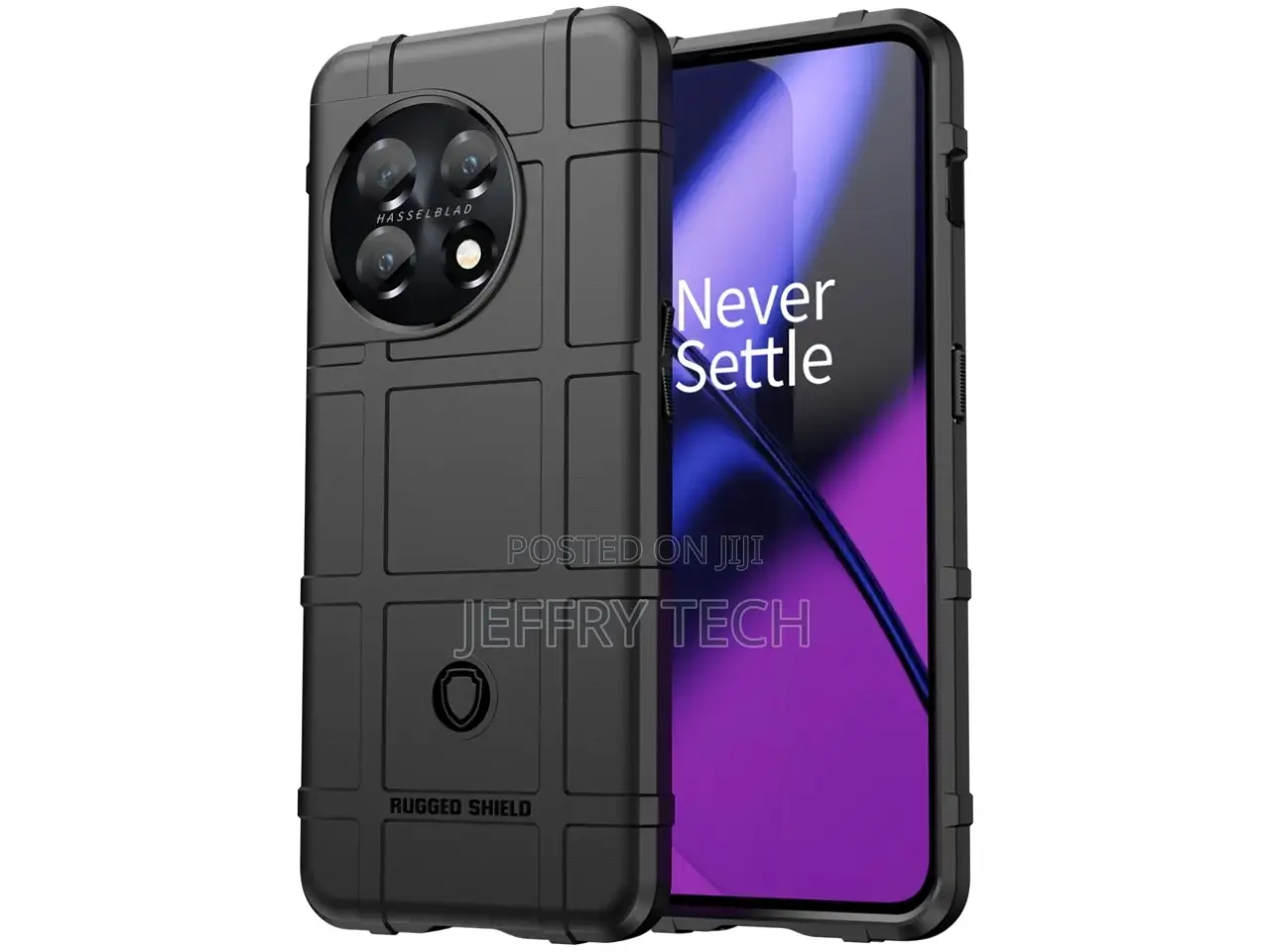 Oneplus 11 Rugged Shield Anti-Shock Case Black