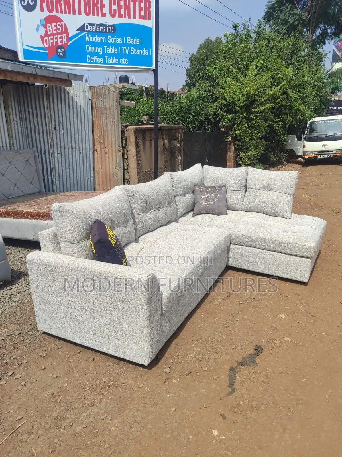 Elegant L Sofa