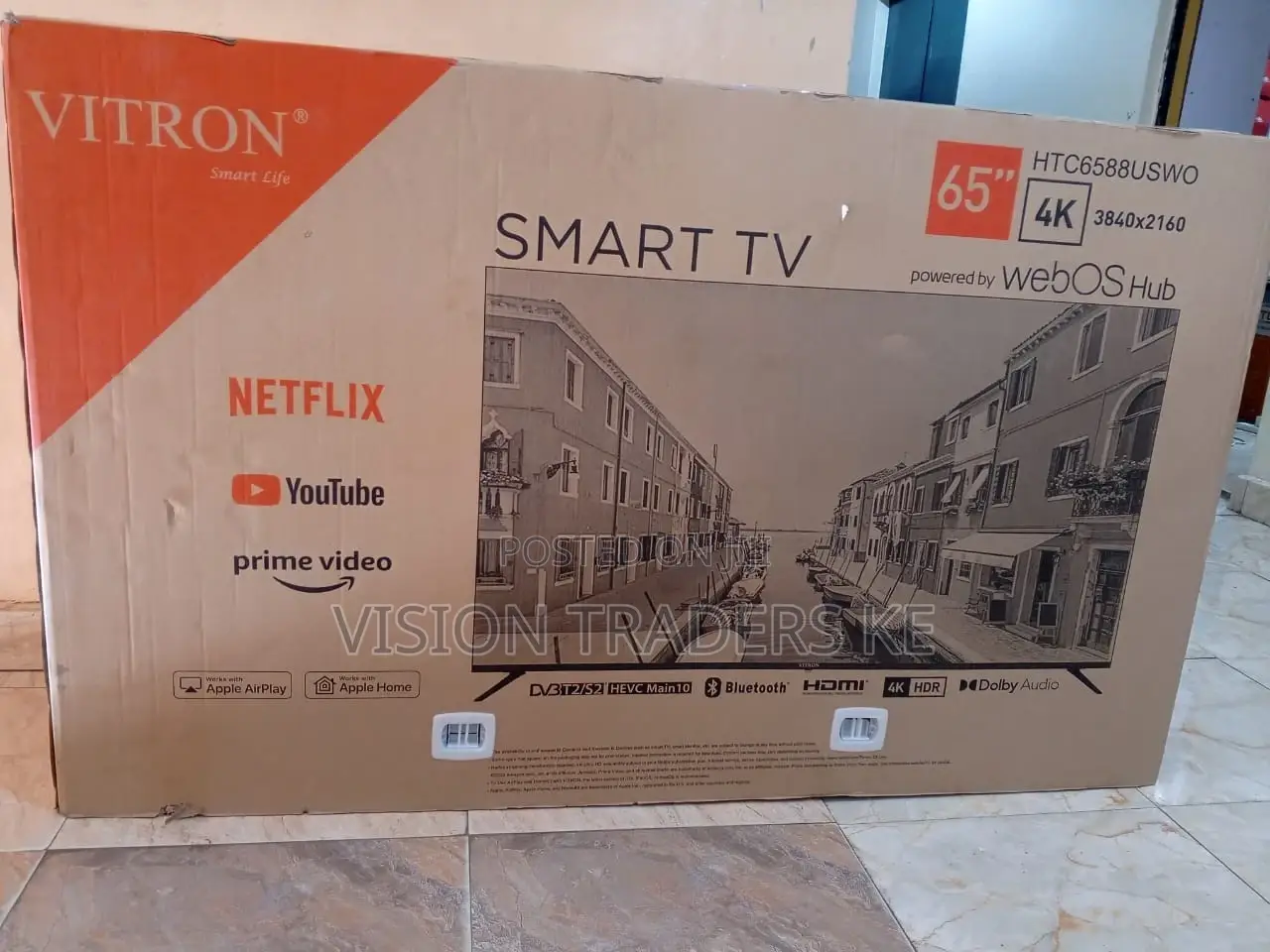 Vitron 65 Inch Smart Android Tv Uhd Tv Webos Frameless
