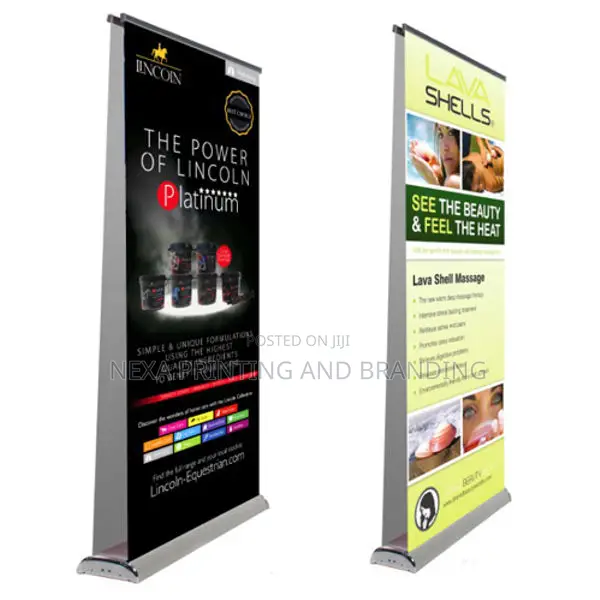 DOUBLE SIDED Pull Up Banner