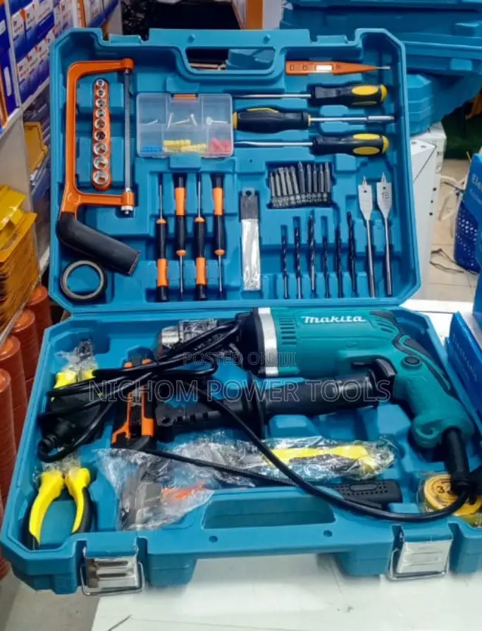 Powerful Electric Makita Corded Drill Set