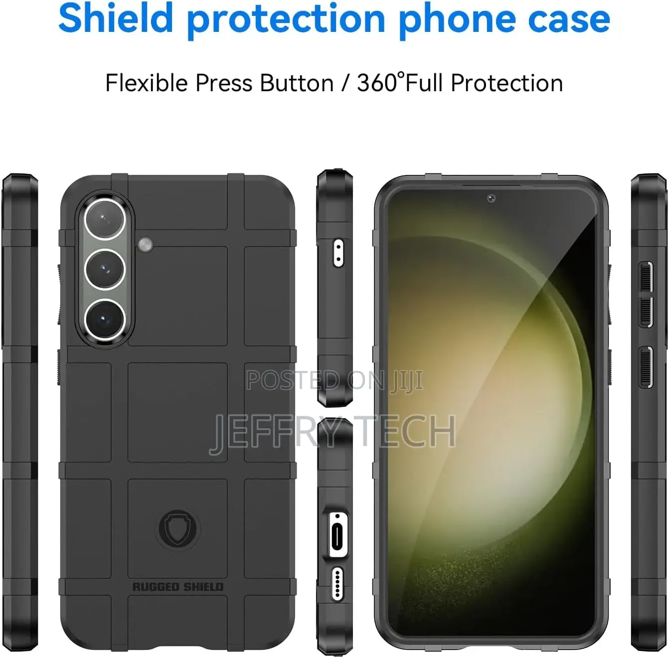 Samsung Galaxy S24 Plus, Flexible TPU Shock Absorption, Anti