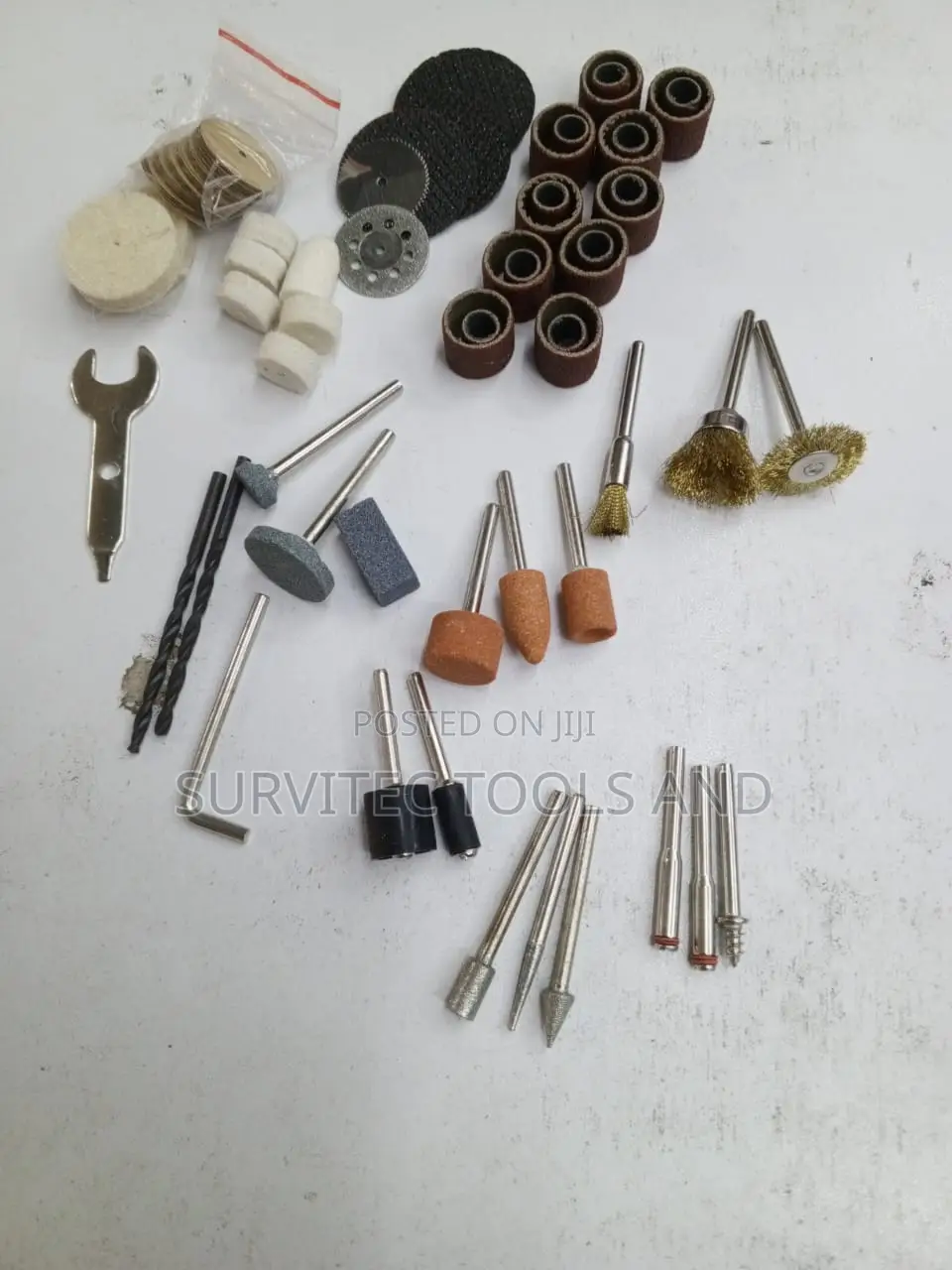 Rotary Tool Kit for Mini Drill, 92pc Dremel Engraving Accessories.