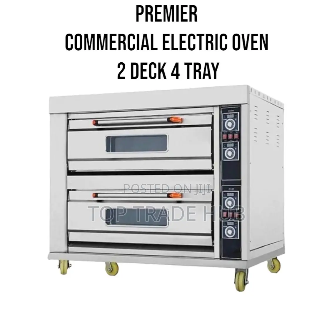 Premier Commercial Electric Oven 2 Decks 4 Trays