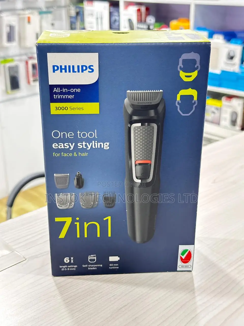 Philips Series 3000 7-in-1 Multigroomer Electric Shaver