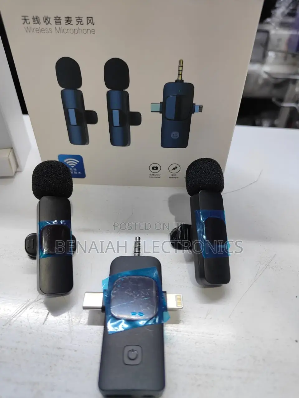 Wireless Phone Mics, Universal,Plug and Play Accessible