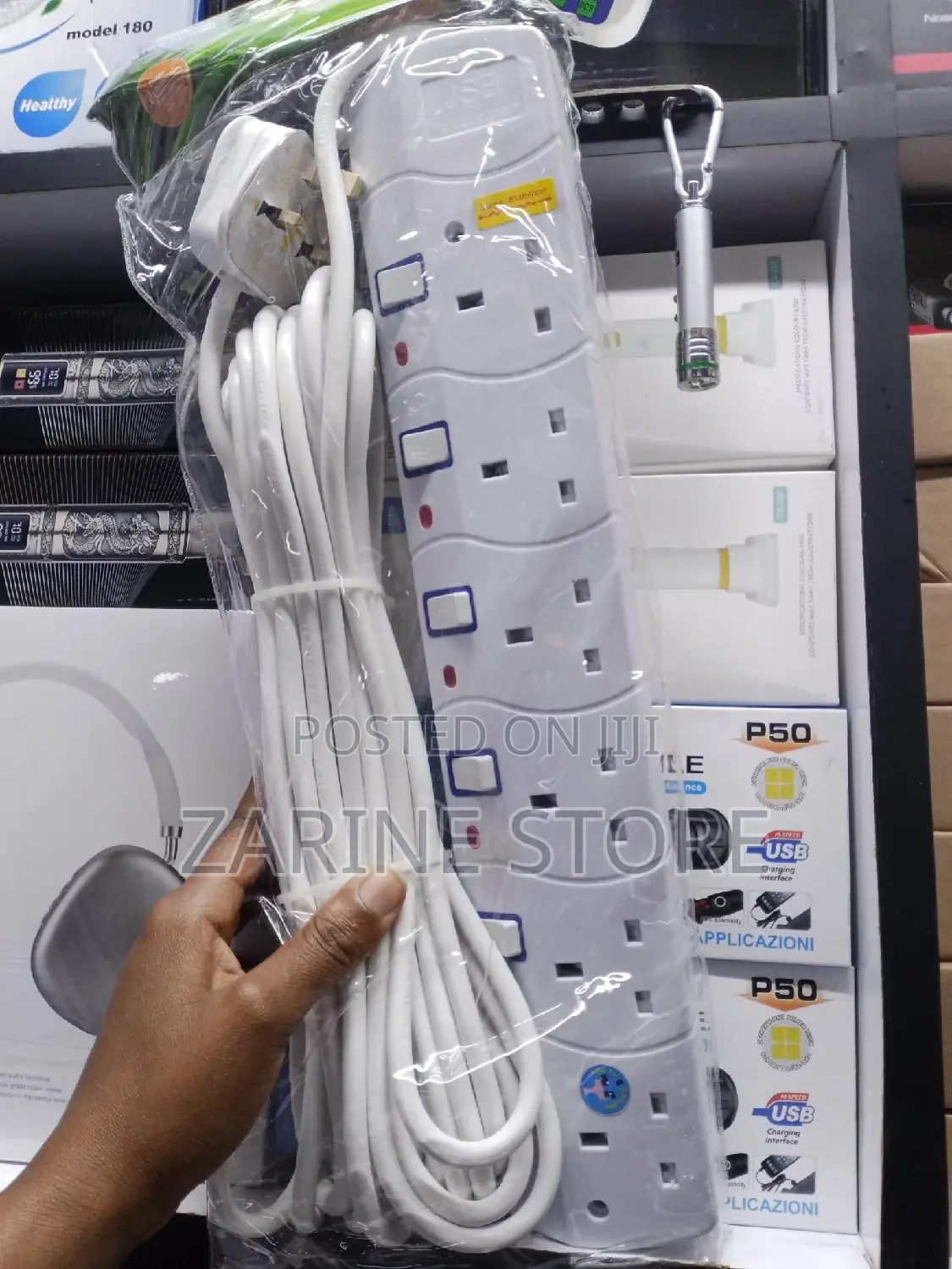 10metres 6ways Power Socket Extension Unbreakable Fuse