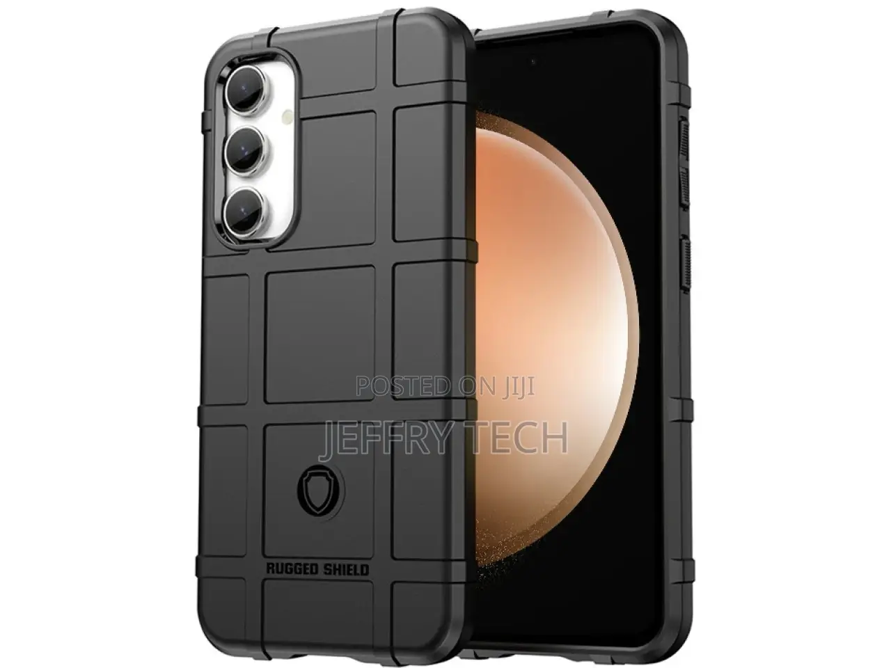 Samsung Galaxy S23 FE Rugged Shield Anti-Shock Case Black