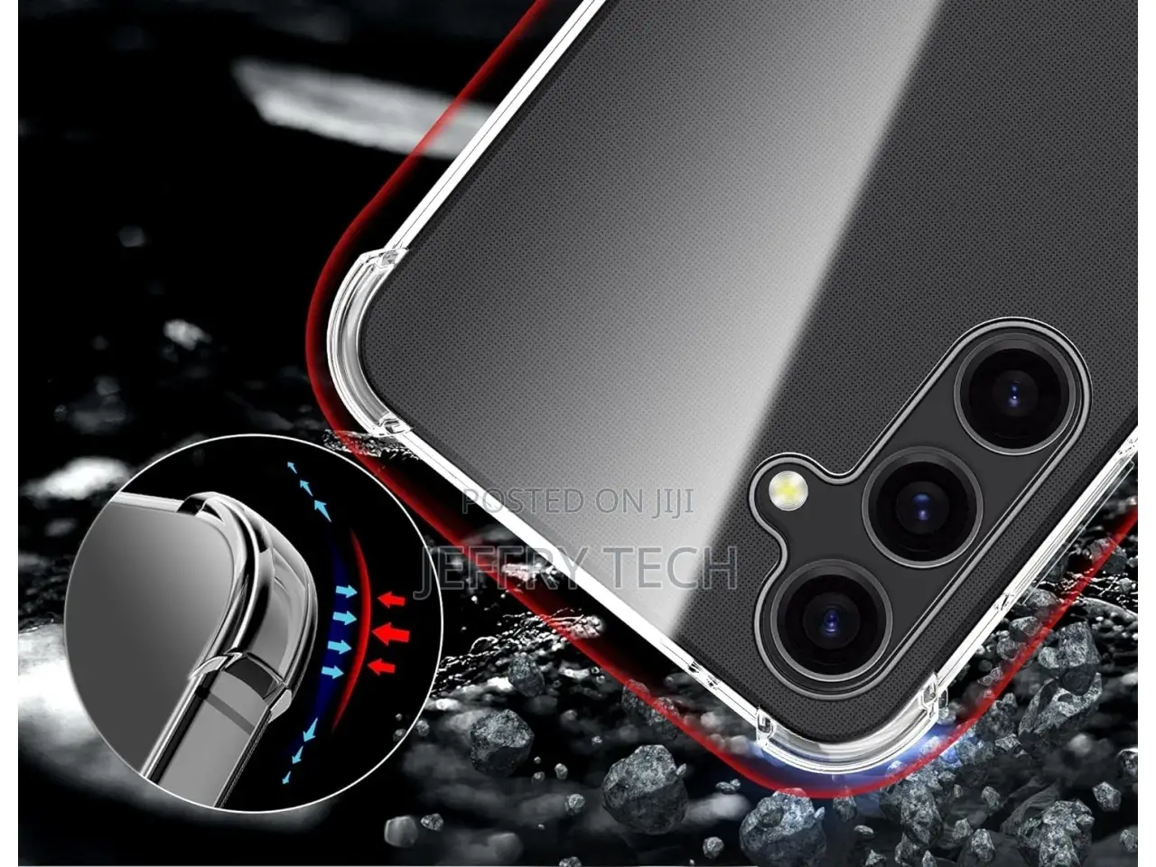 Samsung Galaxy S23 FE Hülle Crystal Clear Case Bumper Transp
