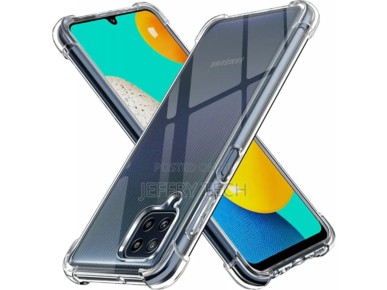 Samsung Galaxy M32 Case Crystal Clear Case Bumper Transparen