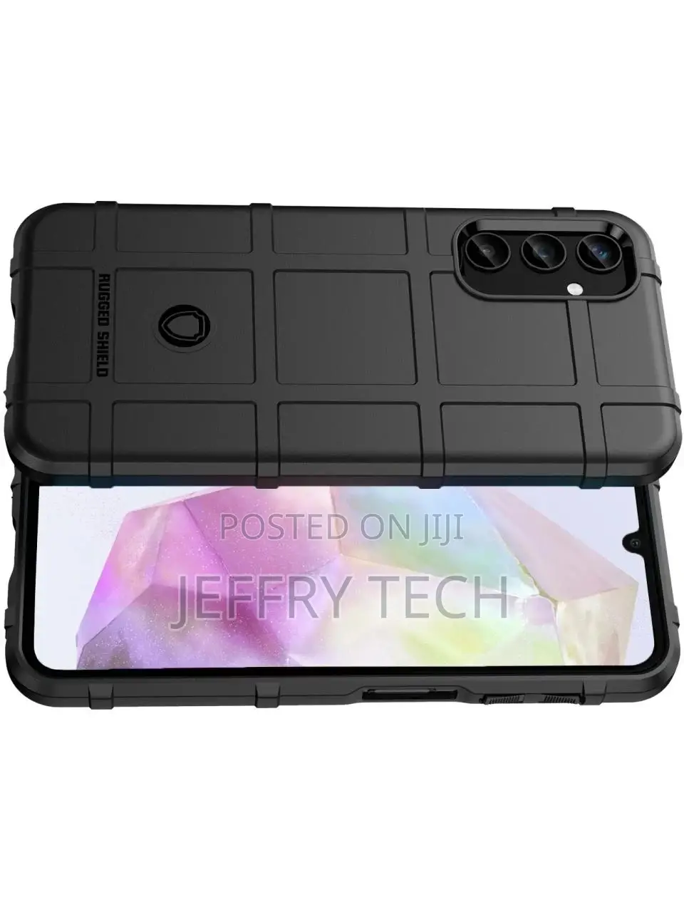 Samsung Galaxy A35 5G Rugged Shield Anti-Shock Case Black