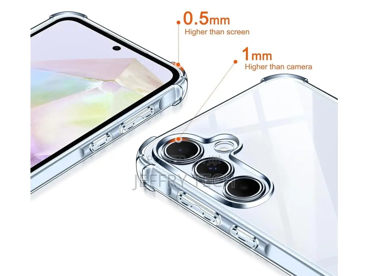 Samsung Galaxy A35 5G Case Crystal Clear Case Bumper Transpa