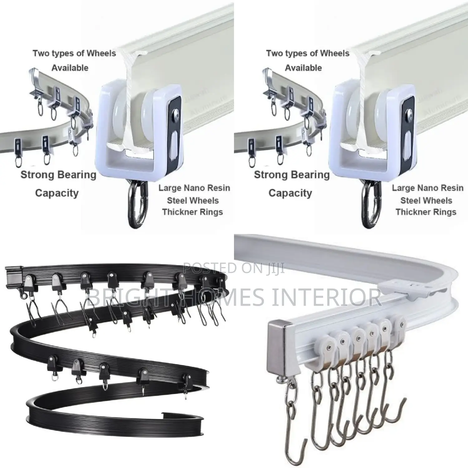 Bendable Curtain Rails Hospital Rails Mosquito Net Rails