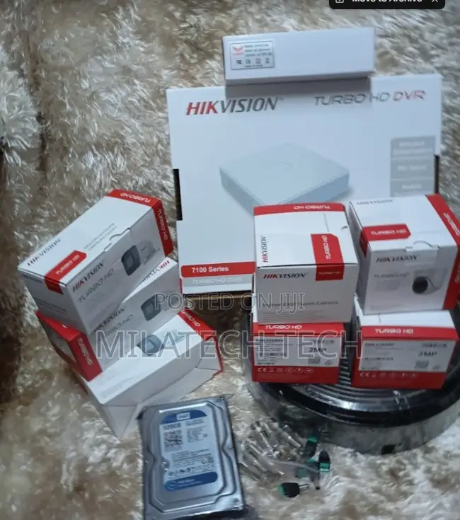 Hikvision 4 1080P 2MP CCTV Cameras Fullkit