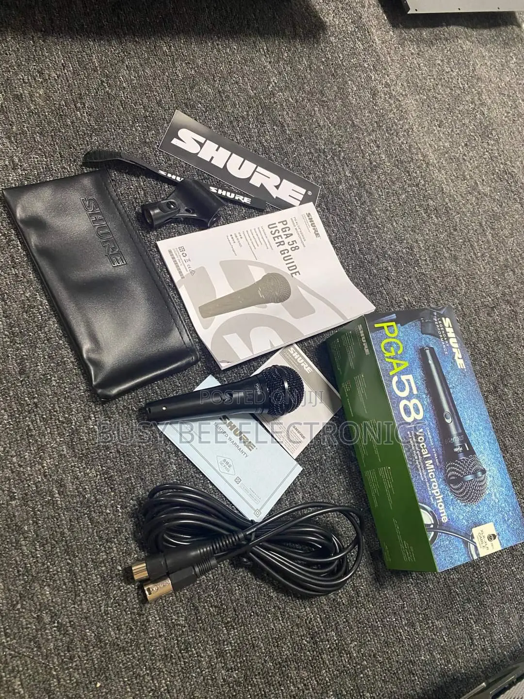Shure Pg 58 Wired Microphone Available