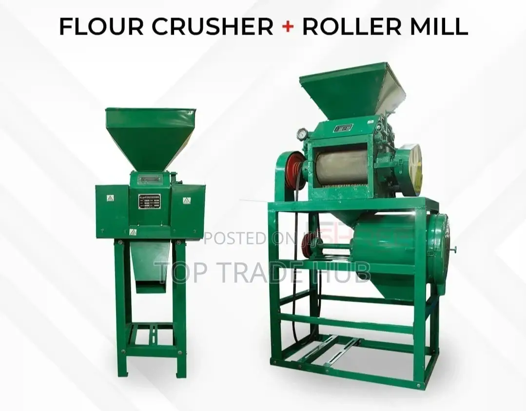 Complete Flour Crusher + Roller Mill - Number 1 Flour