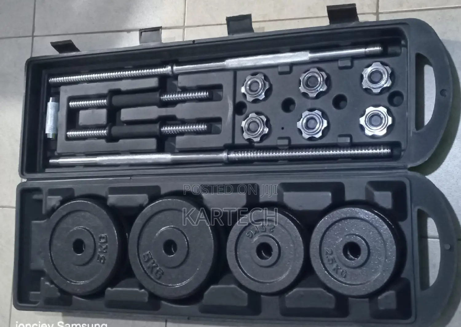 Dumbbell Set -50kg With Portable Case
