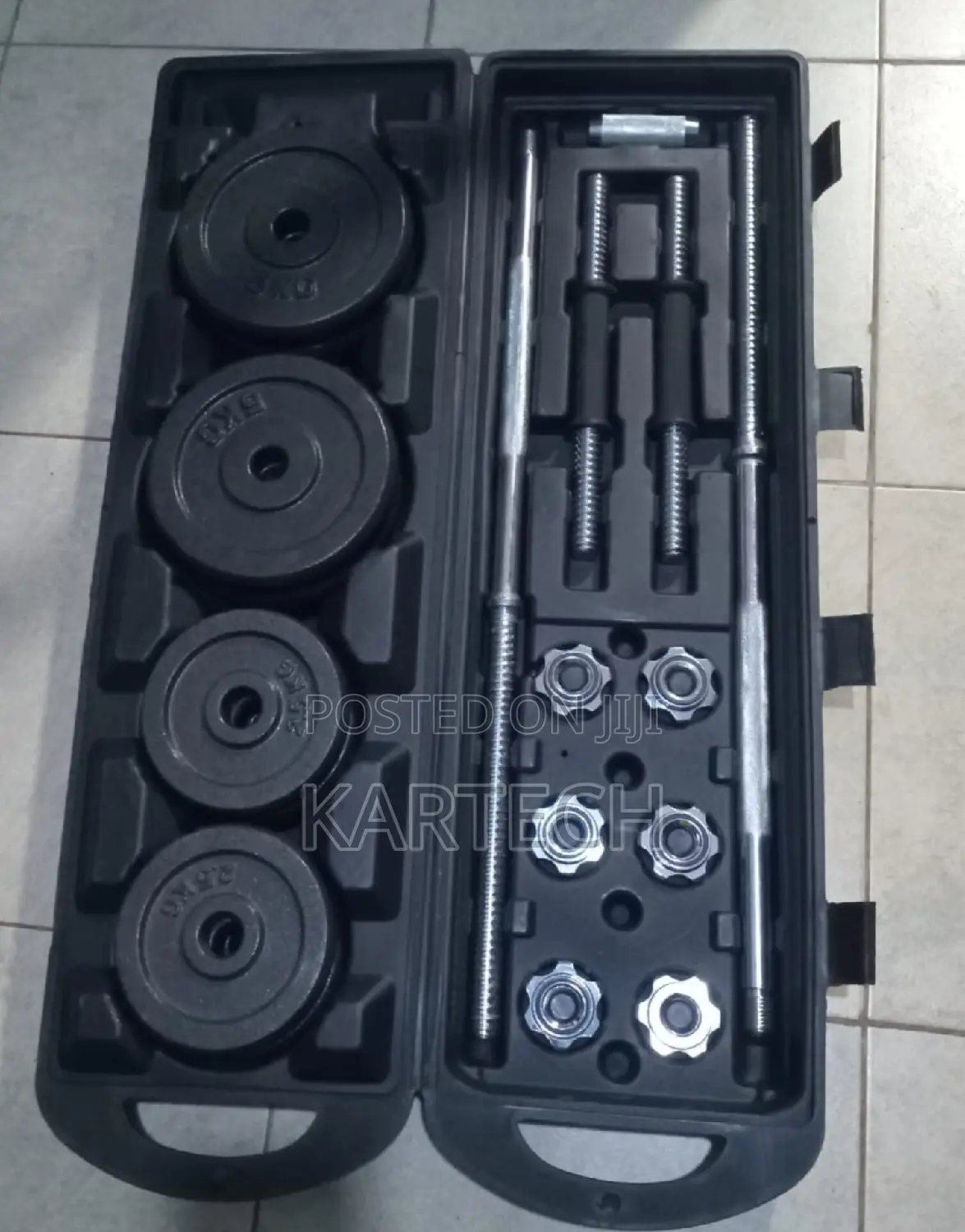 Dumbbell Set With Portable Briefcase 50kg