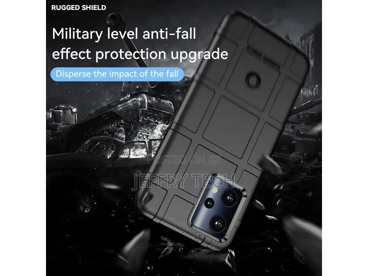 Oneplus Nord CE 2 Lite 5G Rugged Shield Anti-Shock Case Blac