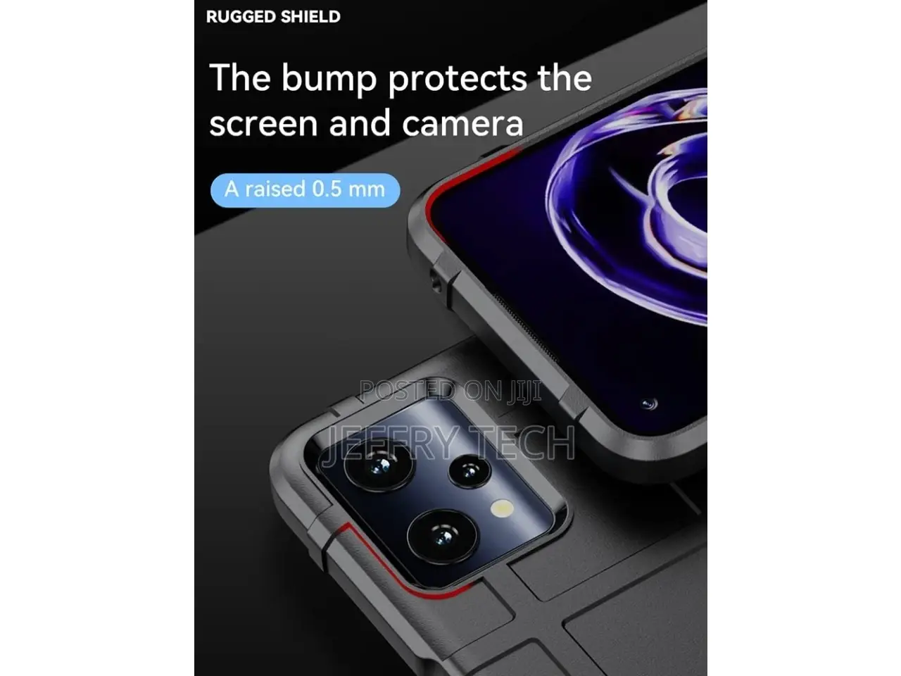 Oneplus Nord CE 2 Lite 5G Rugged Shield Anti-Shock Case Blac