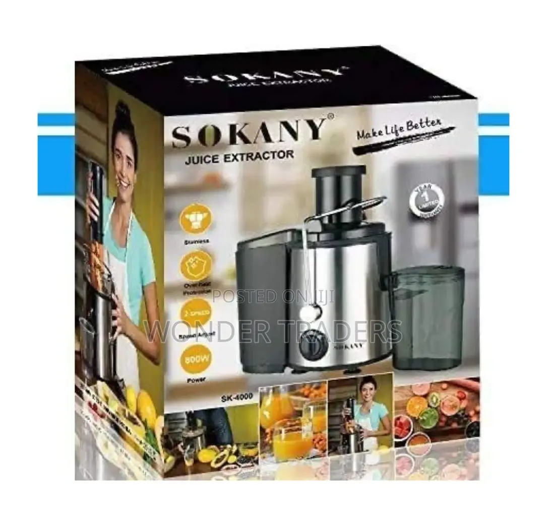 Sokany Electric Juicev Extractor/Juicer 800w