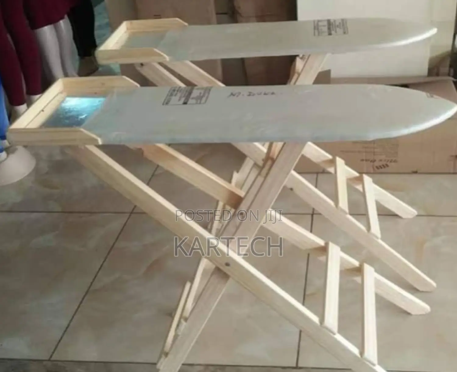 Wooden Flat Iron Board