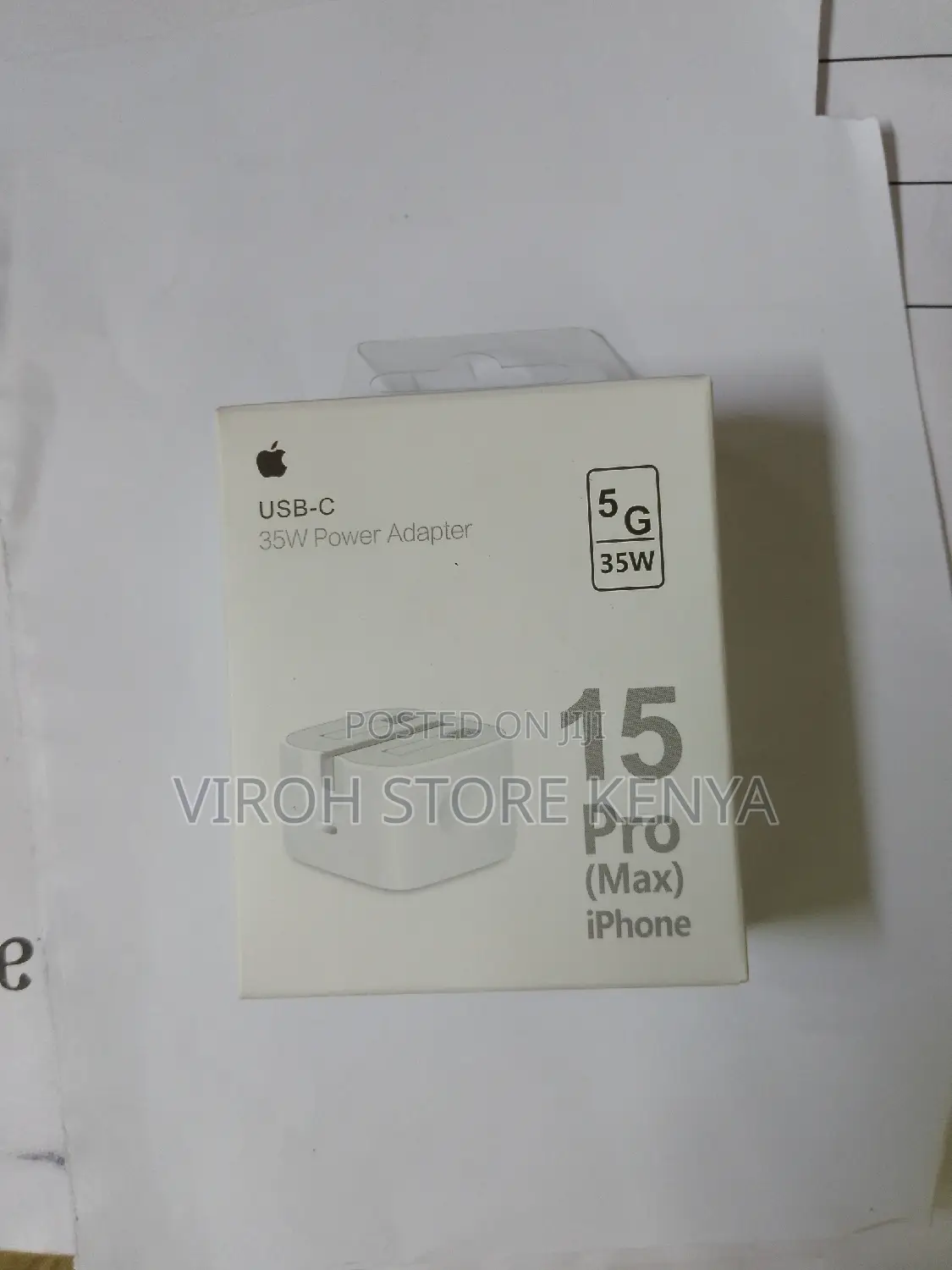 USB C 35 Watts Apple Charger iPhone 15 Pro Max Adapter