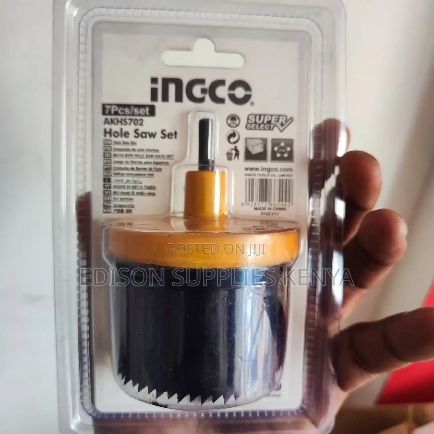 Hole Saw Set Ingco 7pcs Hole Saw Set Woodworking Drilling