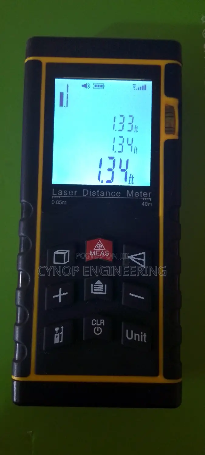 Laser Measure With Pythagorean Function