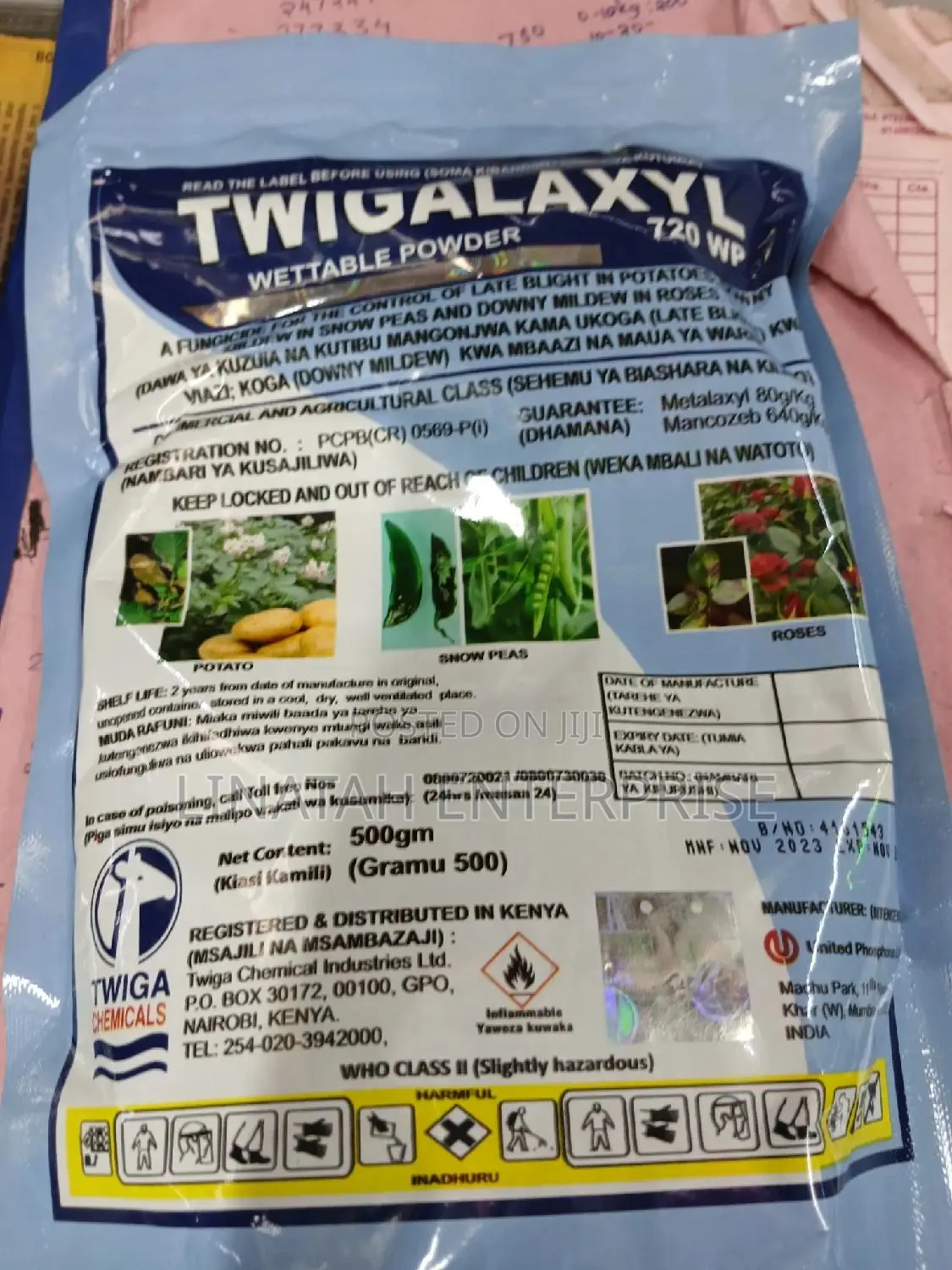 Twigalaxyl 720wp 500gms Fungicide