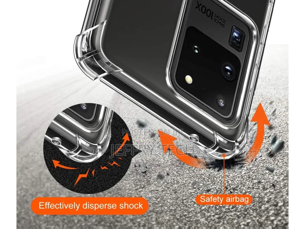 Samsung Galaxy S20 Ultra Crystal Clear Case Bumper Transpare