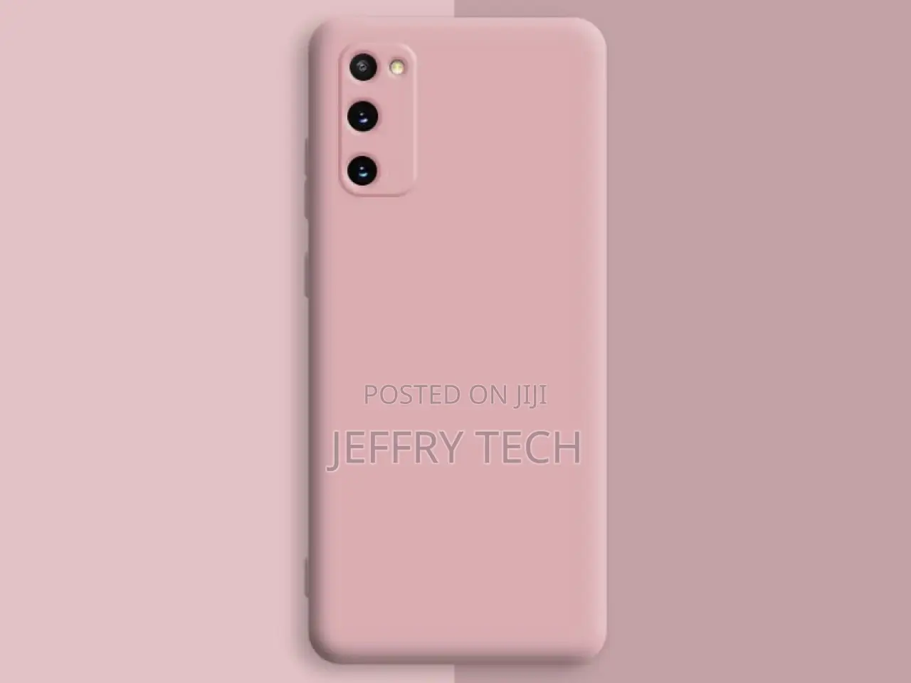 Samsung Galaxy S20 FE Liquid Silicone Case Cover Pink