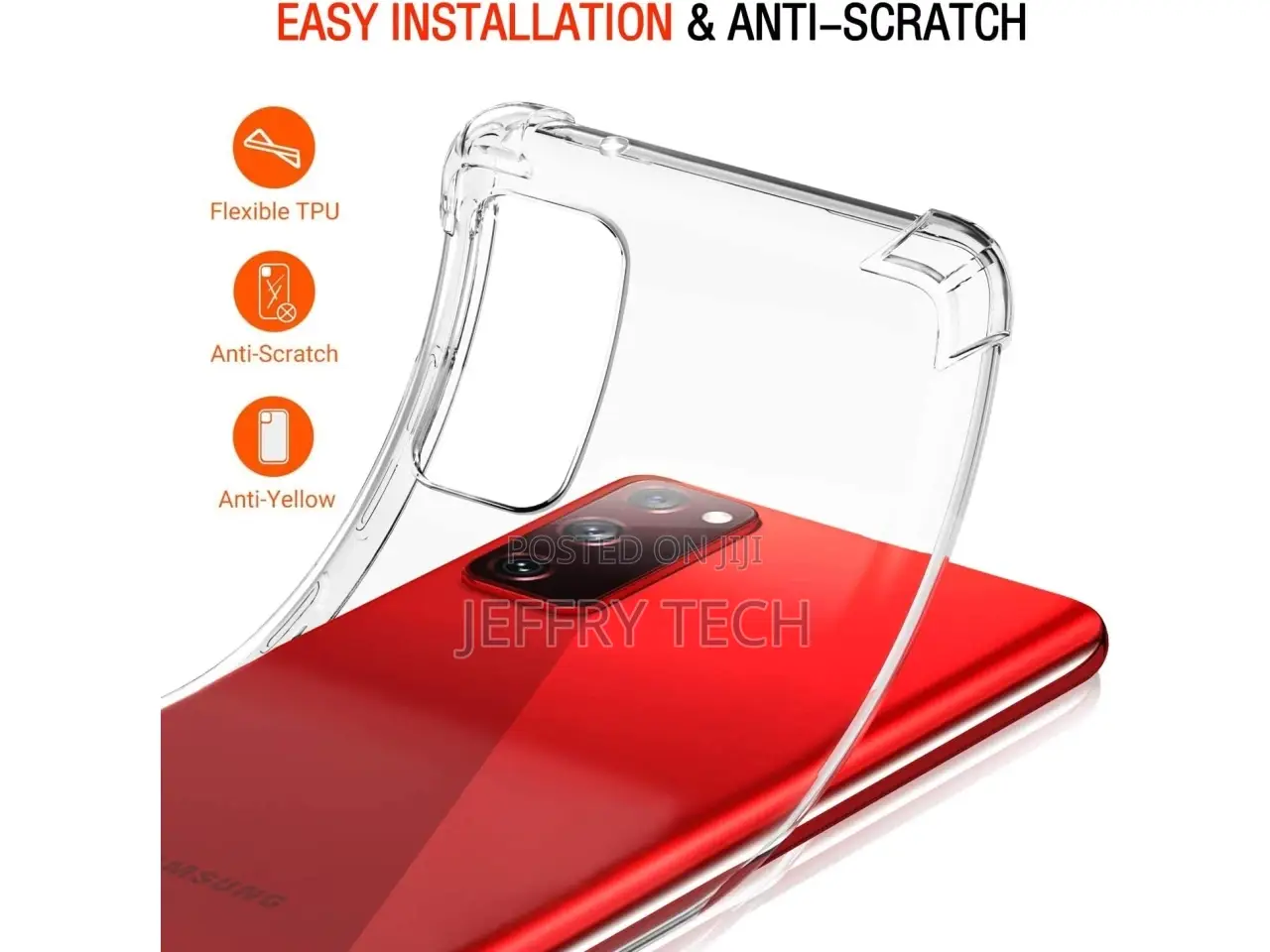 Samsung Galaxy S20 FE Case Crystal Clear Case Bumper Transpa