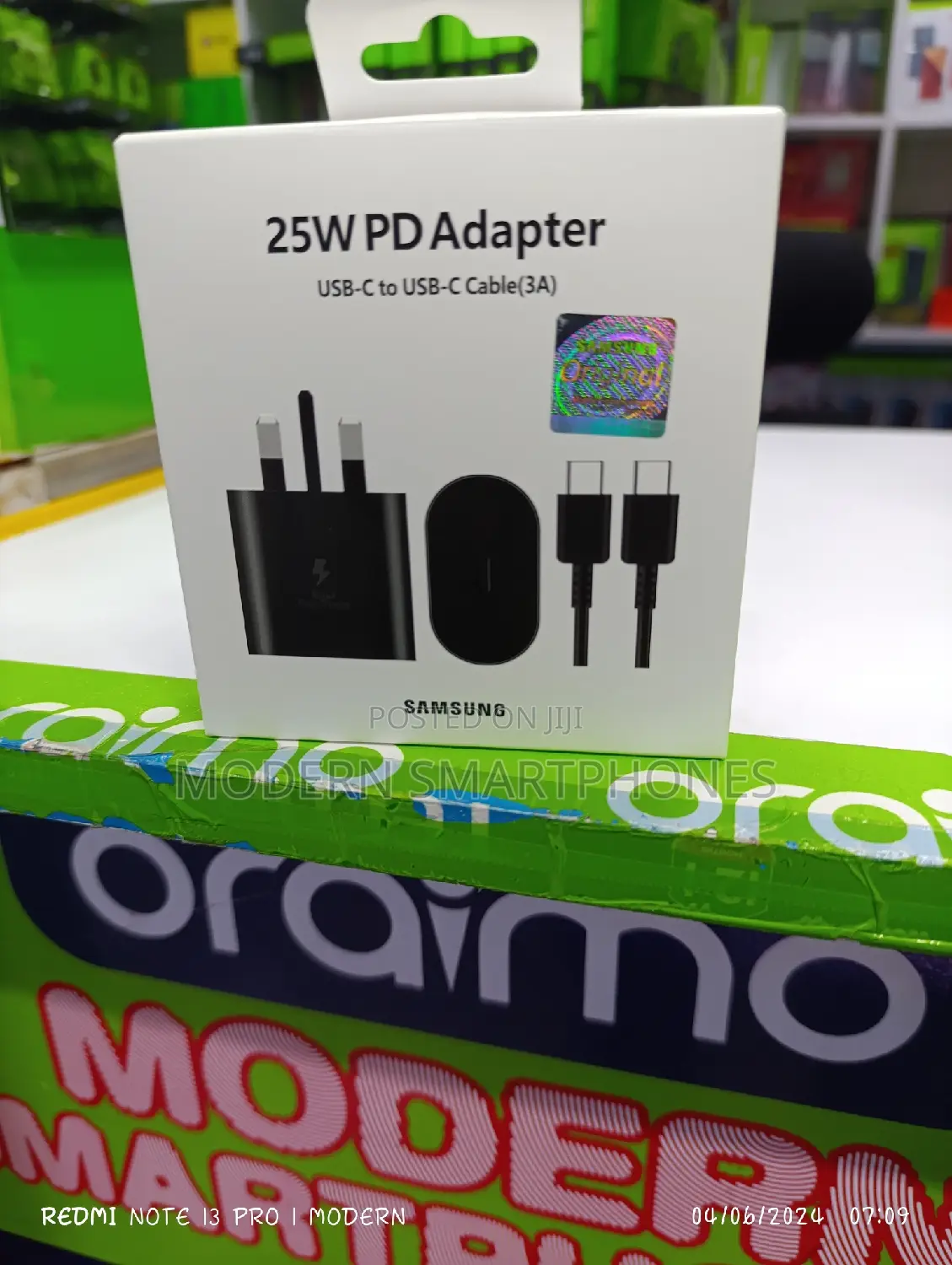 SAMSUNG 25W Travel Adapter + C to C Cable CHARGER
