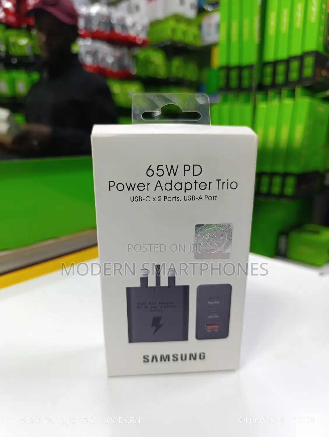 SAMSUNG 65W Fast Charging Power Adapter