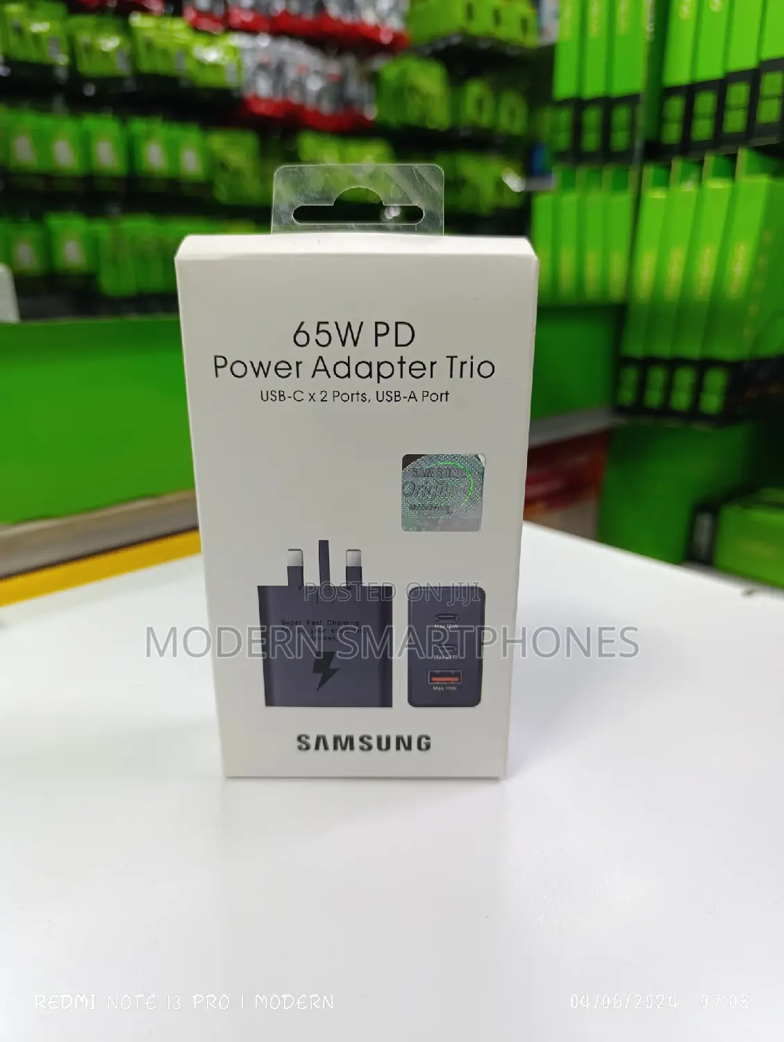 SAMSUNG 65W Fast Charging Power Adapter